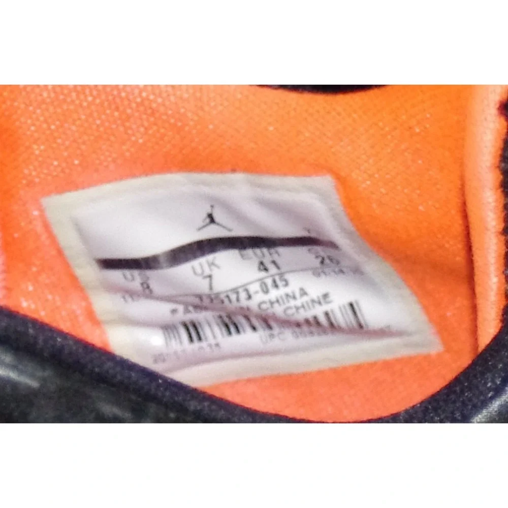 Jordan CP3 VIII Size 8 AE BG GUC Black Purple Electric Green Crimson‎